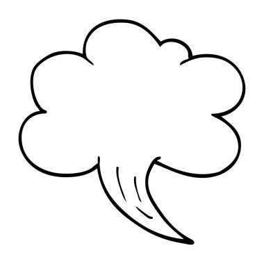 çizim karikatür genişlemenin bulut