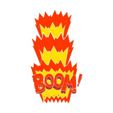 düz renk boom simgesinin resmi