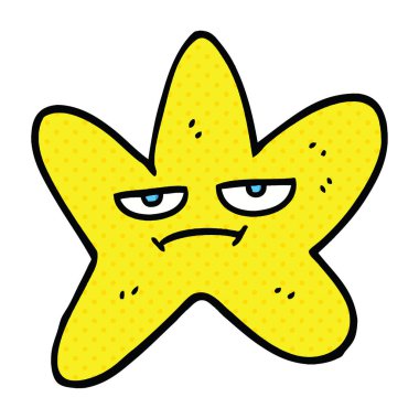 çizgi roman tarzı çizgi film yıldız balık