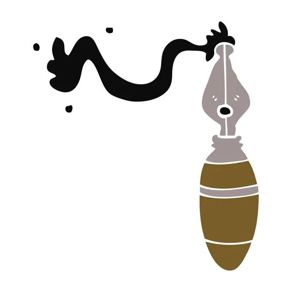 Stylo Plume Dessin Animé Doodle — Image vectorielle