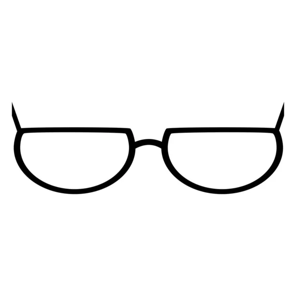 Spectacles Graphic Vector Illustration Icon — Stock Vector