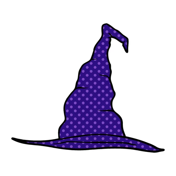 Cartoon Doodle Witch Hat — Stock Vector