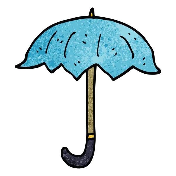 Cartoon Doodle Open Umbrella — Stock Vector