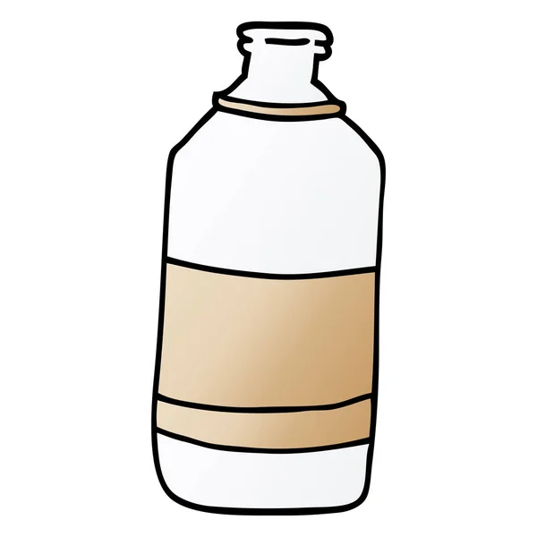 Мультяшна Пляшка Каракулі Води — стоковий вектор