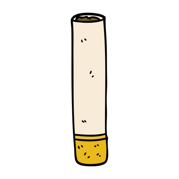 Dessin Animé Doodle Cigarette Tabac — Image vectorielle