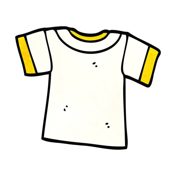 Camisa Desenho Animado Doodle Tee — Vetor de Stock