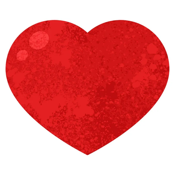 Heart Symbol Graphic Vector Illustration Icon — Stock Vector