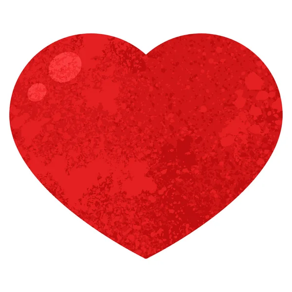 Símbolo Del Corazón Vector Gráfico Icono Ilustración — Vector de stock