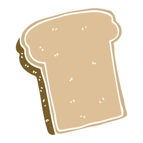 Мультяшный Кусок Хлеба — стоковый вектор