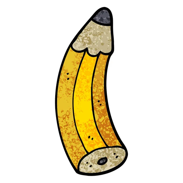 Grunge Texturé Illustration Dessin Animé Crayon — Image vectorielle