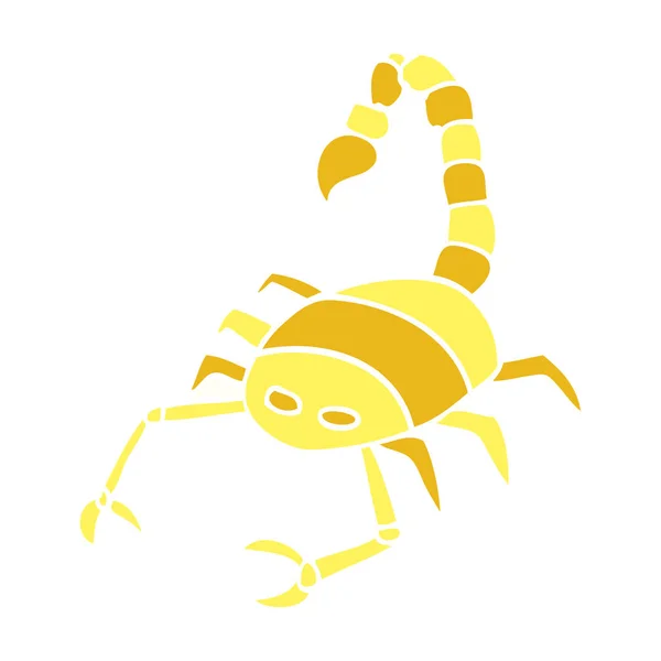 Gribouille Dessin Animé Scorpion — Image vectorielle