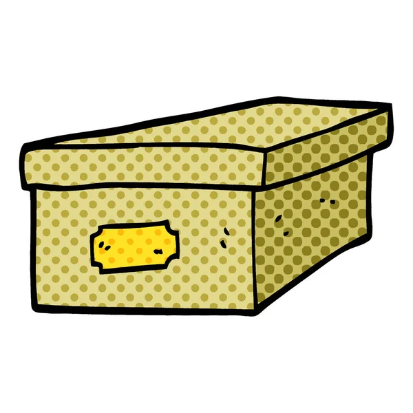 Cartoon Doodle Podání Box — Stockový vektor