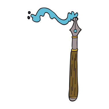 çizgi film doodle tükenmez kalem