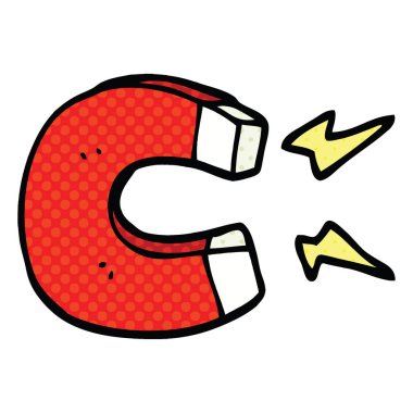 çizgi roman tarzı çizgi film mıknatıs