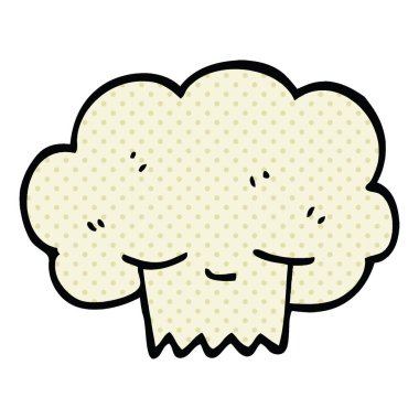 çizgi roman tarzı çizgi film patlama bulut