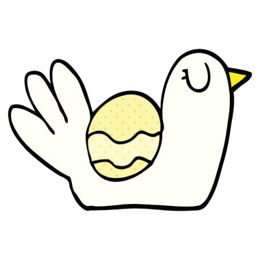 çizgi roman tarzı çizgi film iç içe kuş