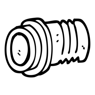 siyah beyaz çizgi film boru montaj