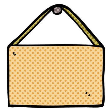 Doodle boş işareti karikatür