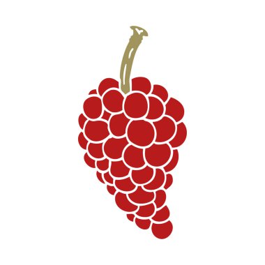 karikatür üzüm demet doodle