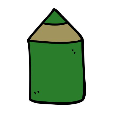 çizgi film doodle renkli kalem