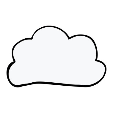 çizgi film doodle hava bulut