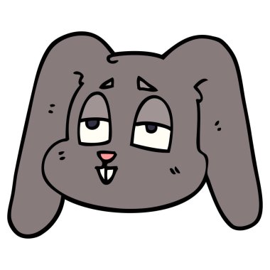 çizgi film doodle bunny tavşan