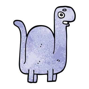 çizgi film doodle tarih öncesi dinozor
