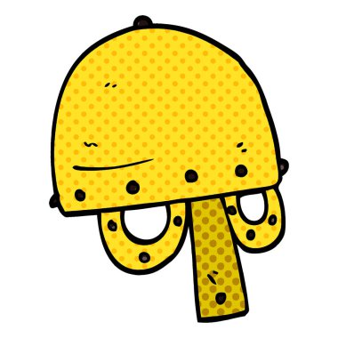 çizgi film doodle viking kask