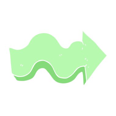 düz renk ok gösterimi