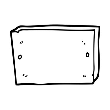 siyah beyaz çizgi film iz