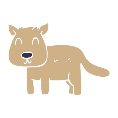 karikatür doodle sakin köpek