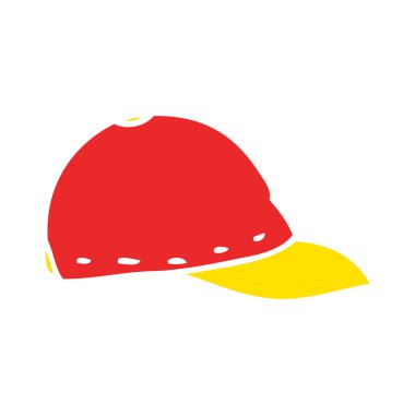 çizgi film doodle beyzbol şapkası