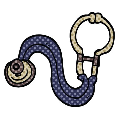 çizgi roman tarzı çizgi film Doktor stetoskop