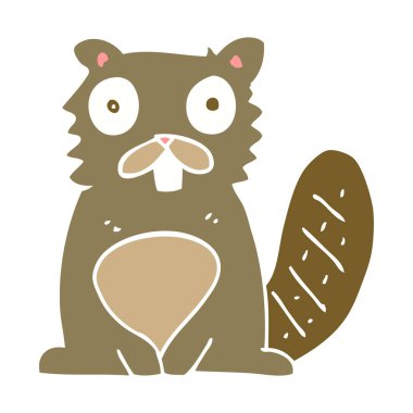 Kunduz düz renkli çizimi