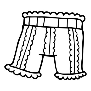 çizim karikatür iç çamaşırı