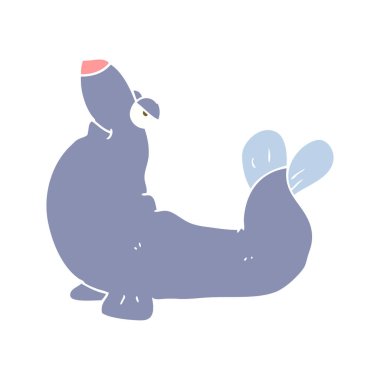 düz renk illüstrasyon, gurur mühür