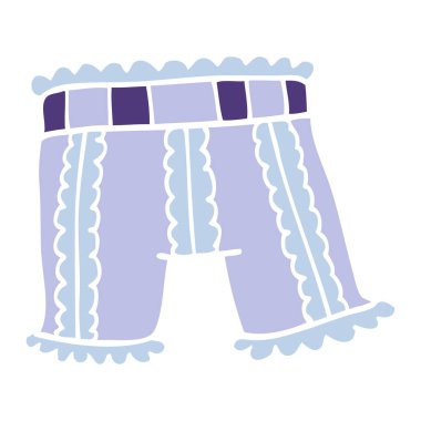 çizgi film doodle iç çamaşırı, vektör çizim