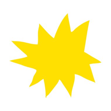 düz renk patlama simgesinin resmi