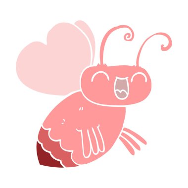 düz renk stil karikatür hata