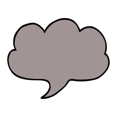 çizgi film doodle ifade kabarcık