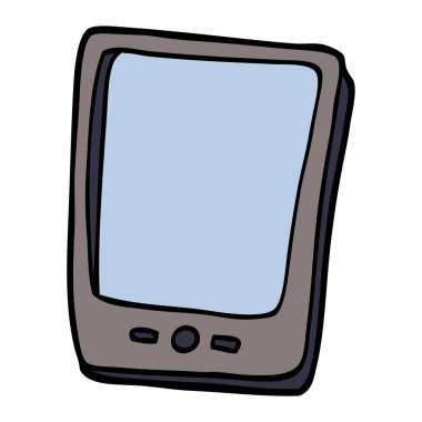 çizgi film doodle modern cep