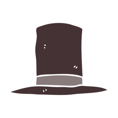 karikatür silindir şapka