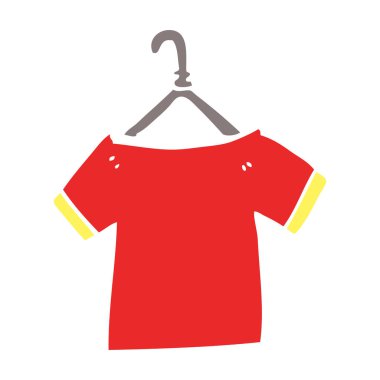 çizgi film doodle askı t forması