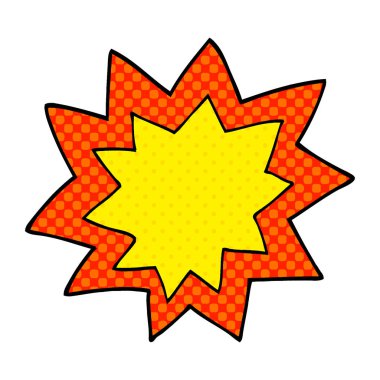 çizgi film doodle yangın patlama