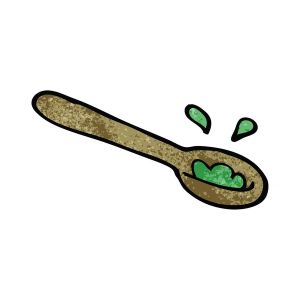 动画片涂鸦勺食物 — 图库矢量图片