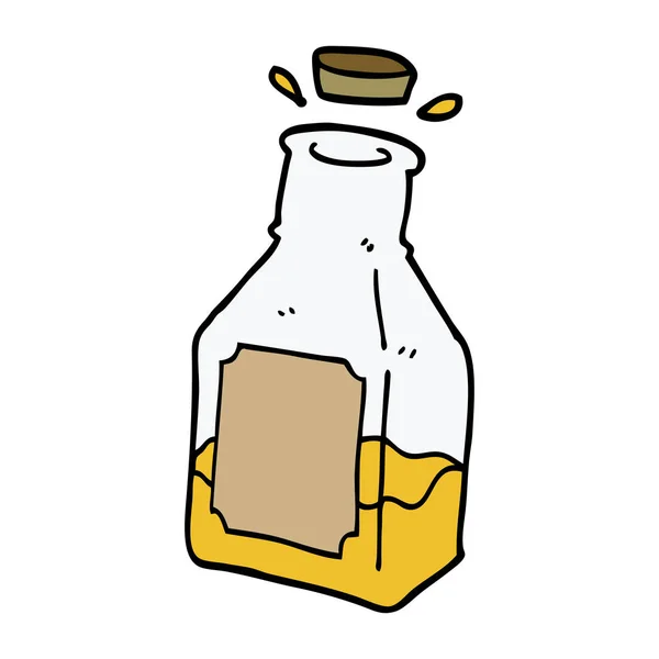 Cartoon Doodle Drankje Karaf — Stockvector