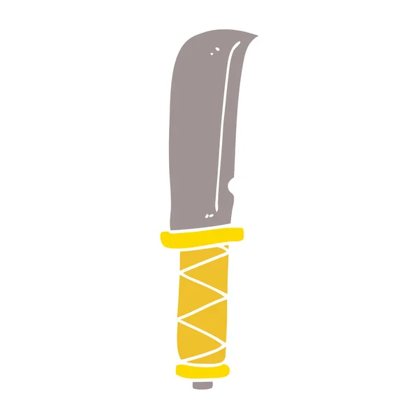 Cartoon Doodle Viking Kniv — Stock vektor