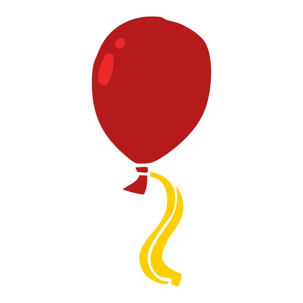 动画片涂鸦红色气球 — 图库矢量图片