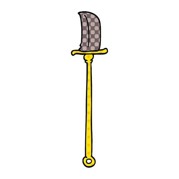 Cartoon Doodle Kniv — Stock vektor