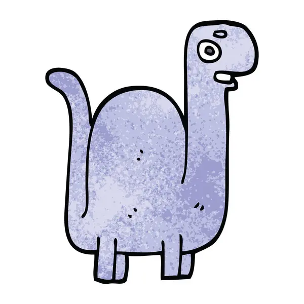 Мультяшний Каракулі Доісторичний Динозавр — стоковий вектор
